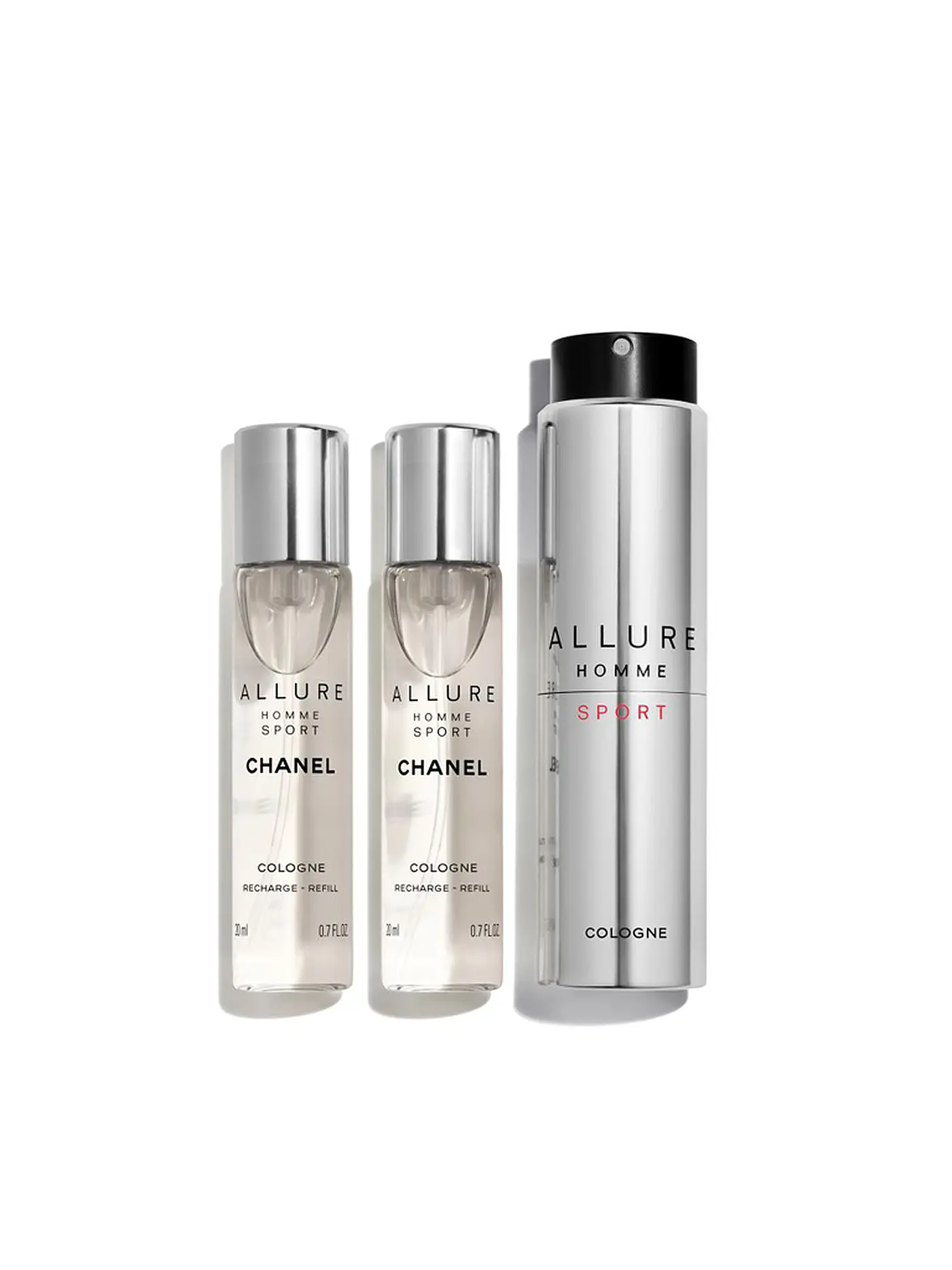 CHANEL | TWIST AND SPRAY NACHFÜLLBARER FLAKON 3 x 20 ml - COLOGNE | 